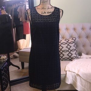 NWT Navy Blue Eyelet Gap Dress